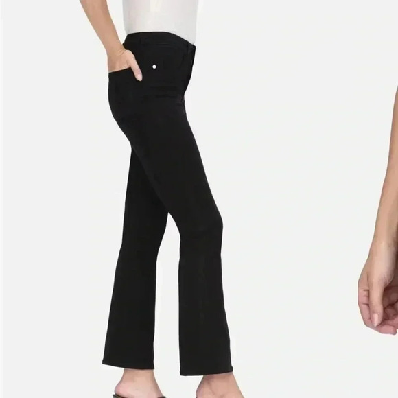 FRAME Le Crop Mini Boot in Film Noir Jeans NWT - Picture 5 of 10